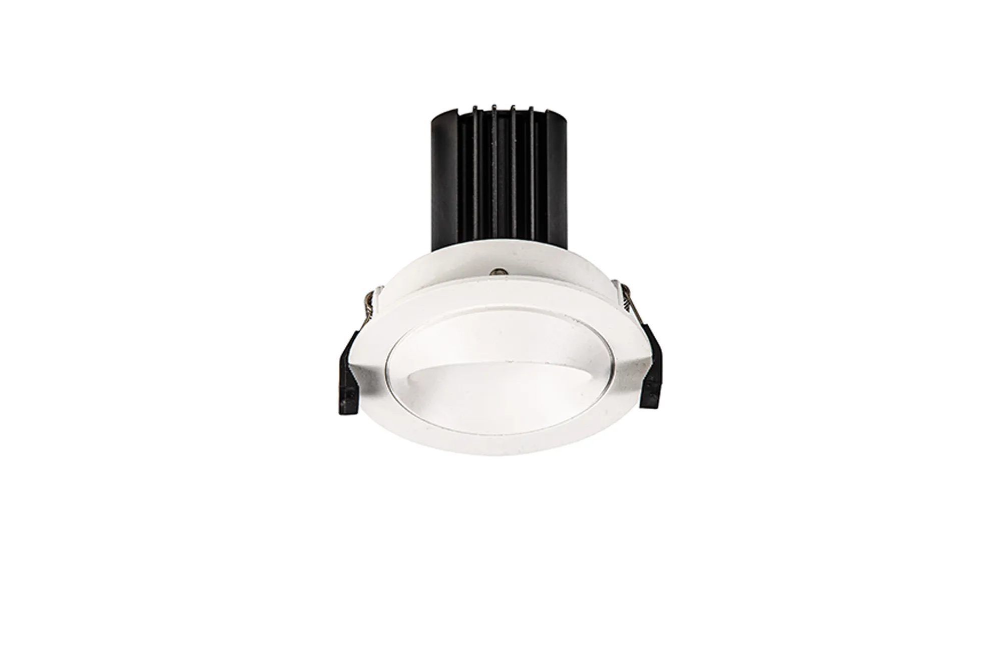 DM202420  Bonia 12 Powered by Tridonic 12W 1200lm 2700K 12° LED Engine,350mA White/White 27° Angled Round Downlight , DRIVER NOT INC. 5yrs Warranty